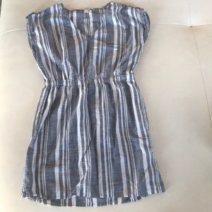 J Crew cotton striped dress, M